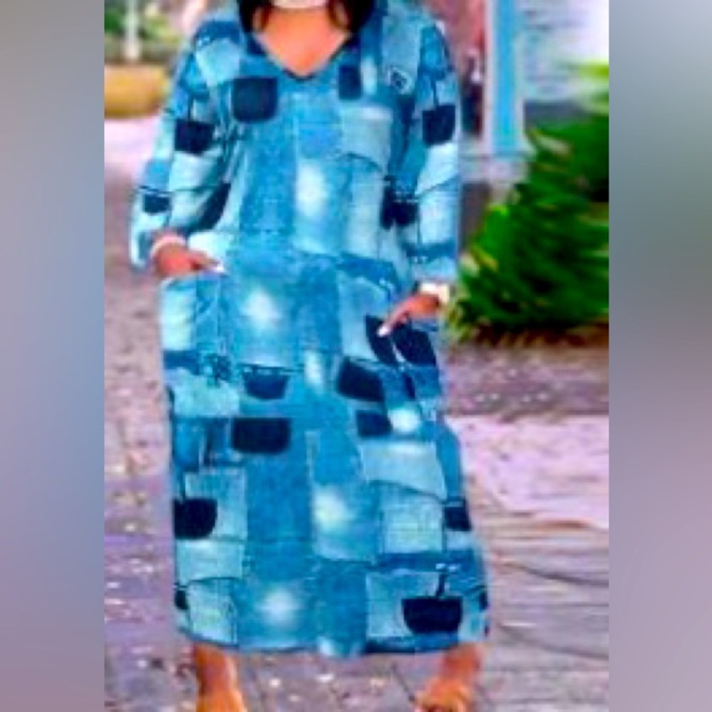 Blue dress